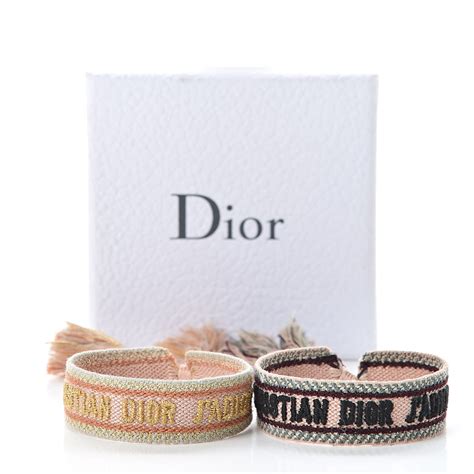 bracelet tissus christian dior|Christian Dior friendship bracelet price.